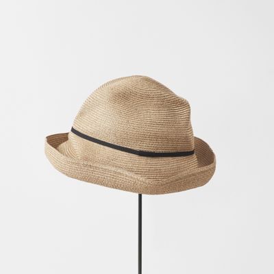 ＢＯＸＥＤ ＨＡＴ １１ｃｍブリム スイッチ カラーライン エッジ